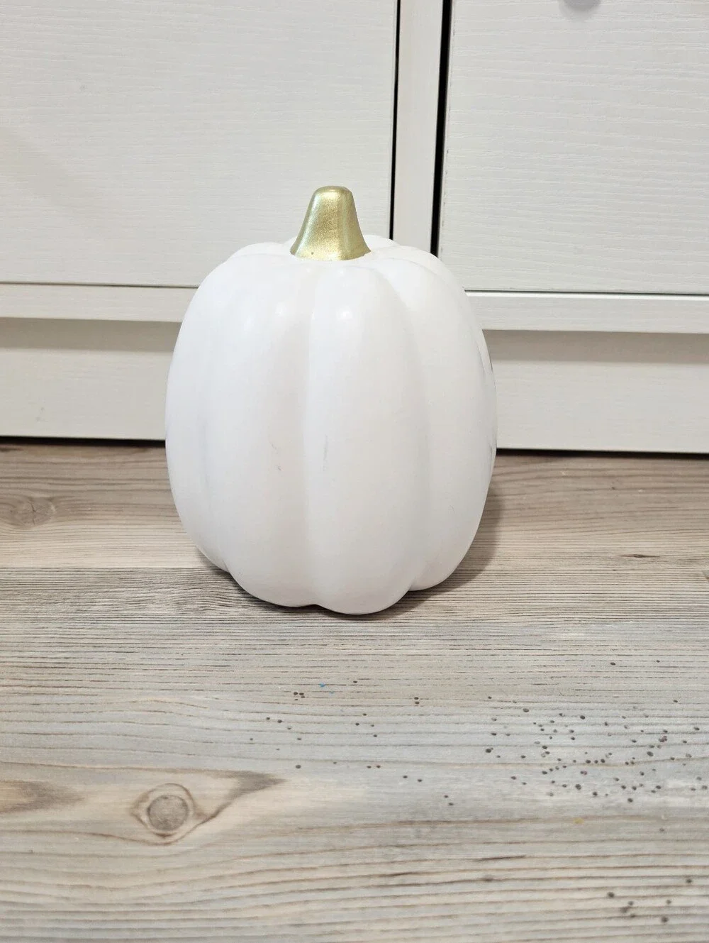 Target Bullseye Playground Halloween 2026 Ceramic Pumpkin - White & Gold